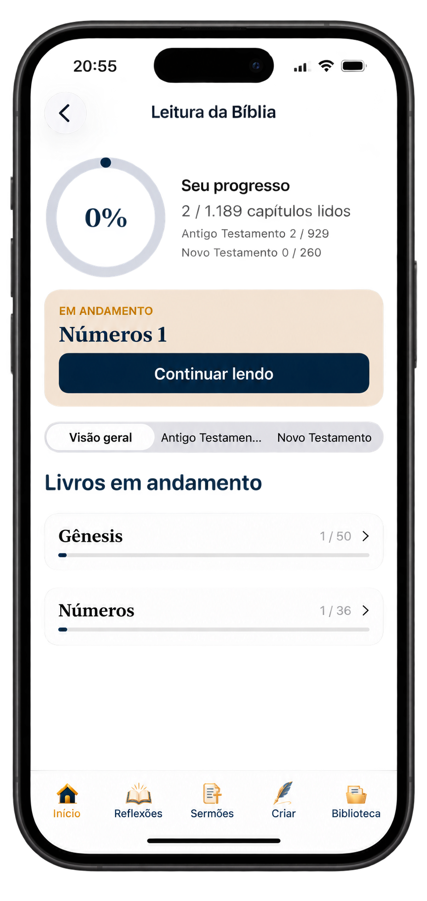 Plano de leitura da Bíblia no Via Verbi